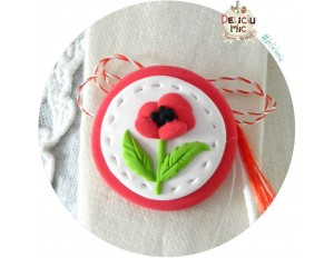 Martisor Brosa "Mac Rosu"