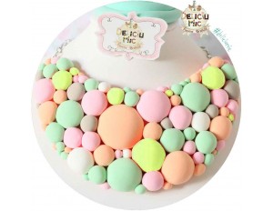 Colier "Pastel Bubble Gum" 