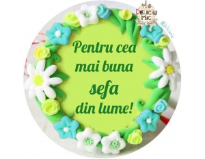  Brosa "Pentru cea mai buna sefa din lume!"