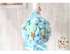 Lumanare de botez "Calatorie in Balon"