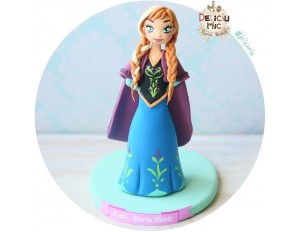 Figurina de tort pentru copii  - printesa Anna, Frozen