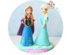 Figurina de tort pentru copii  - printesele Elsa si Anna - Frozen