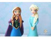 Figurina de tort pentru copii  - printesele Elsa si Anna - Frozen