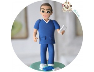 Figurina de tort aniversar - Doctor Veterinar