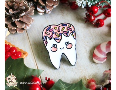 Brosa Pin Dintisor Delicios