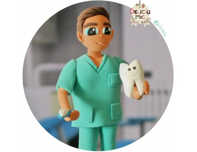 Figurina aniversara " Medic Dentist " / " Tehnician Dentar "