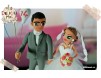 Figurine tort nunta cu baloane personalizate cu data nuntii