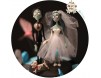 Figurine tort Nunta "Corpse Bride" si schelet de catel