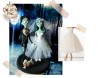 Figurine tort Nunta "Corpse Bride" si schelet de catel