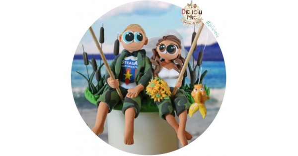 Figurine De Tort Mire Si Mireasa Pescari