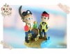 Figurina de tort personalizata: Baietel Pirat & Jake si piratii din Tara de Nicaieri 