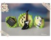 Accesorii decorative "Botez Rock & Roll" cu tija din sarma, pentru inserat in ornamentele florale