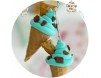 Cercei handmade inghetata "Mint ice-cream & chocolate chips"