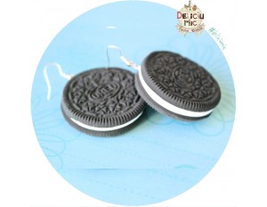 Cercei handmade biscuiti Oreo