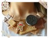 Colier handmade din Dulciuri - biscuiti din pasta polimerica