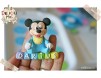 Marturie magnet Mickey Mouse - personalizat cu numele bebelusului