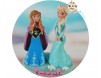 Figurina de tort pentru copii  - printesele Anna si Elsa, Frozen