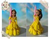 Figurina de tort Printesa Belle cu lumanare
