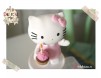 Figurina de tort Hello Kitty cu cupacke si lumanare