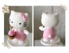 Figurina de tort Hello Kitty cu cupacke si lumanare