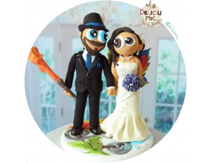 Figurine de tort pentru nunta - Nunta magica