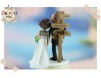 Figurine de tort pentru nunta - Miri pasionati de calatorii