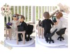 Figurine de tort pentru nunta - Mirii IT-isti