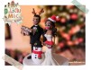 "O nunta de poveste" - figurine de tort pentru nunta in tema Craciunului