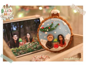 "Momente unice" - glob pentru brad personalizat