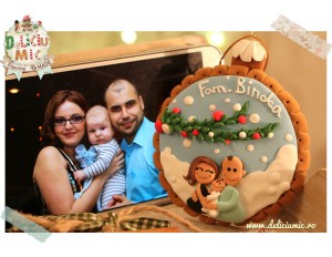 "Craciun in 3" - glob pentru brad personalizat