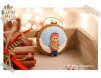 "Fetita cu bulgari" - glob pentru brad personalizat
