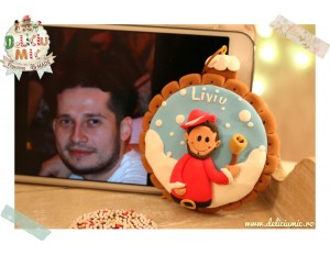 Glob pentru brad personalizat cu numele persoanei speciale