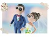 Figurine de tort pentru Nunta  personalizate - Mire si Mireasa