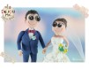 Figurine de tort pentru Nunta  personalizate - Mire si Mireasa
