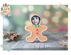 Decoratiune Rama Foto "Gingerbread man Undercover"