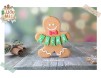 Decoratiune personalizata cu Numele "Christmas Gingerbread Man" 