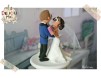 Figurine Tort Nunta de poveste, Mirele Print danseaza cu Printesa lui, Mireasa