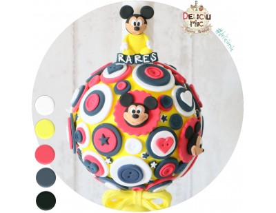 Lumanare de botez "Mickey Mouse"