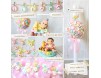 Marturie de botez magnet "Cute Baby Girl" fetita cu tutu galben personalizata cu numele 