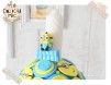 Marturie de botez "Minion" - personalizat cu numele bebelusului 