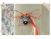 Martisor Medalion "Pisica gri cu negru"