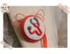 Martisor Brosa handmade Stetoscop rosu