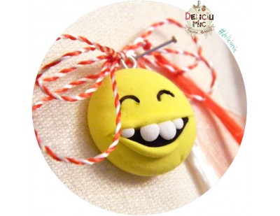 Martisor Medalion "Smiley Face"