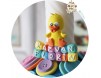 Marturie magnet Ratusca personalizata cu numele bebelusului